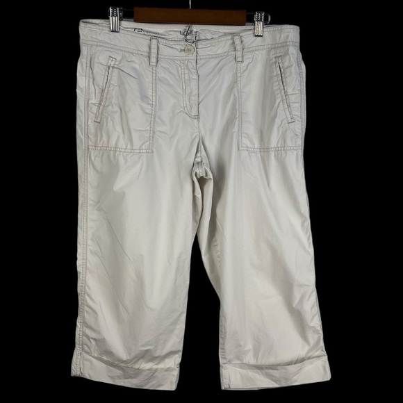 Ann TAYLOR LOFT WOMENS CRIGINAL CROPPED‎ LIGHT QUICK DRY CARGO/OUTDOOR PANTS - Picture 1 of 10